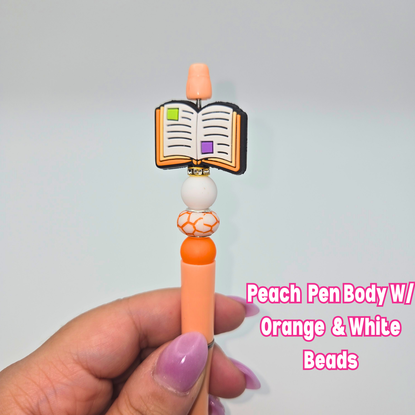 Open Book Beaded Pen