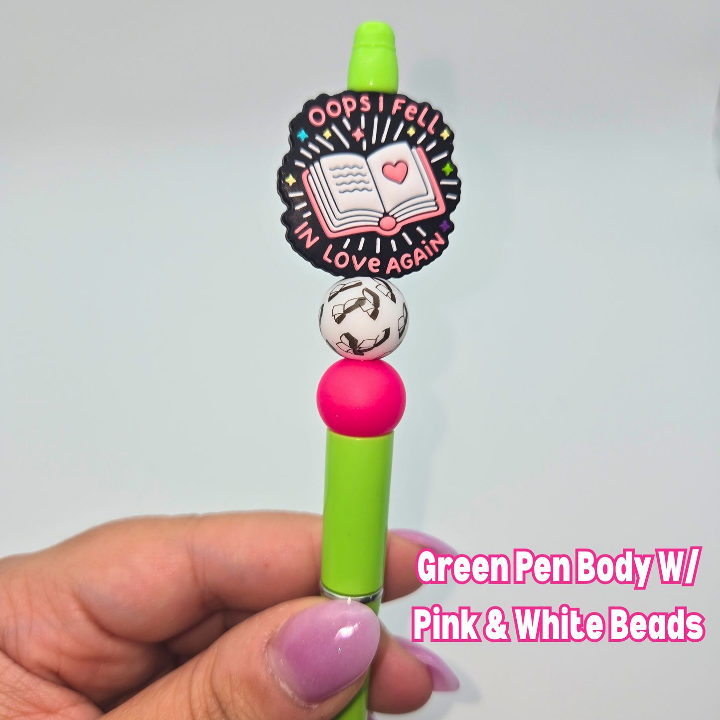 Oops I Fell In Love Again Beaded Pen