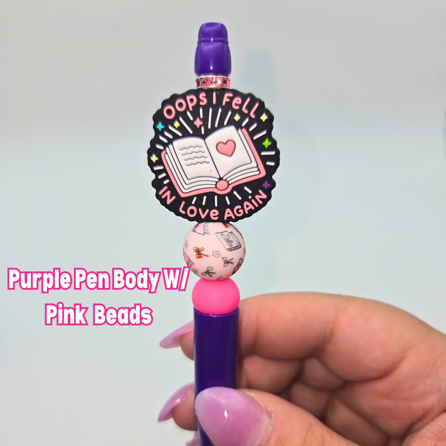Oops I Fell In Love Again Beaded Pen