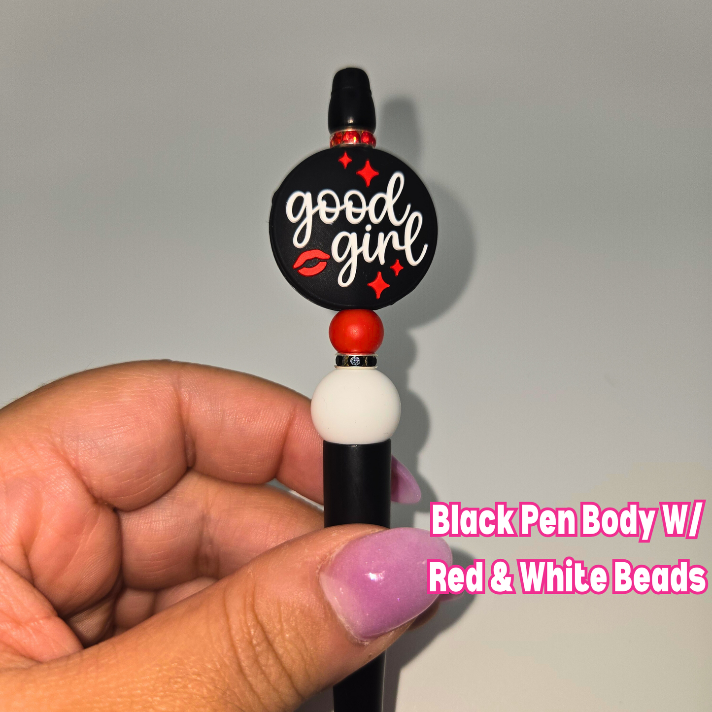 Good Girl Beaded Pen