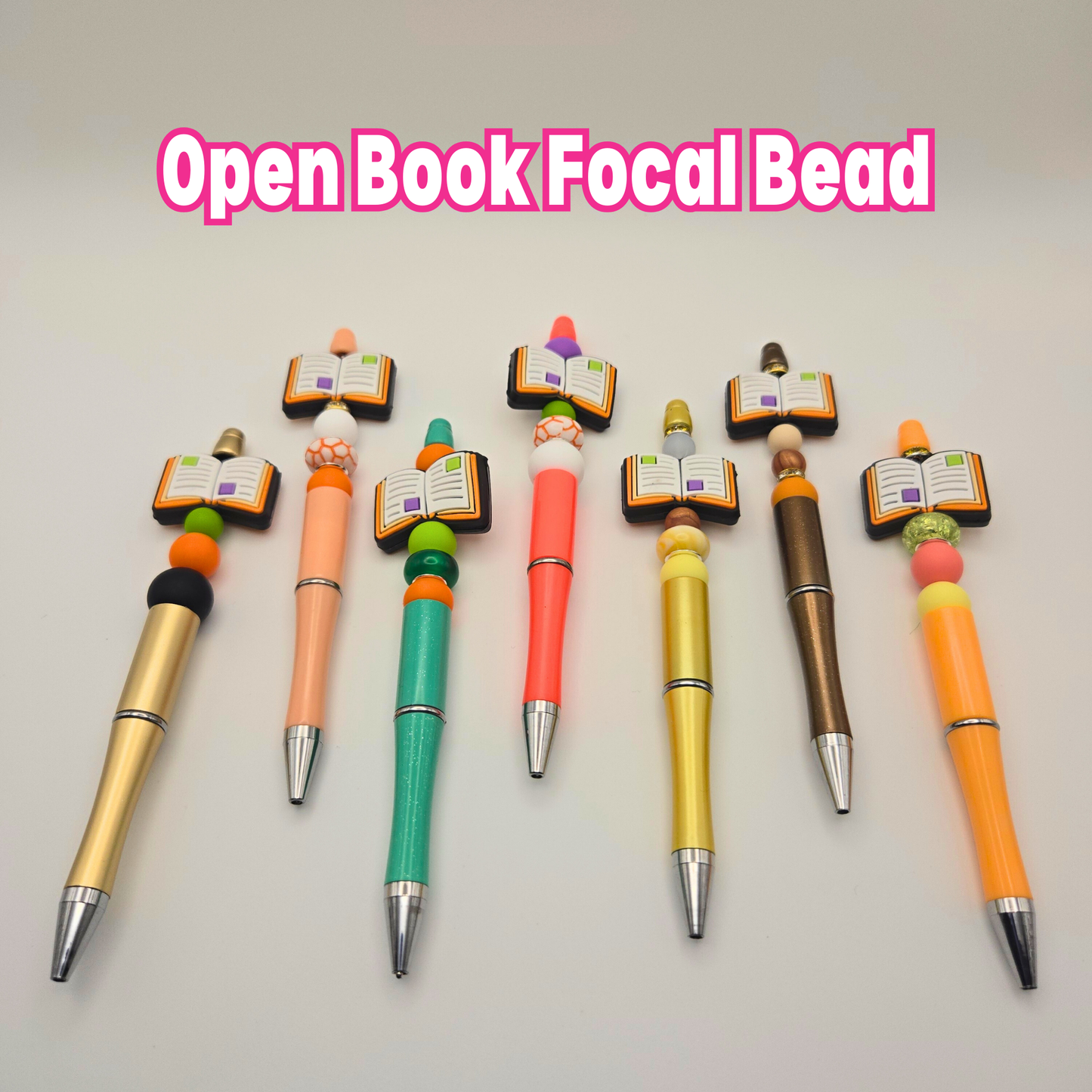 Open Book Beaded Pen