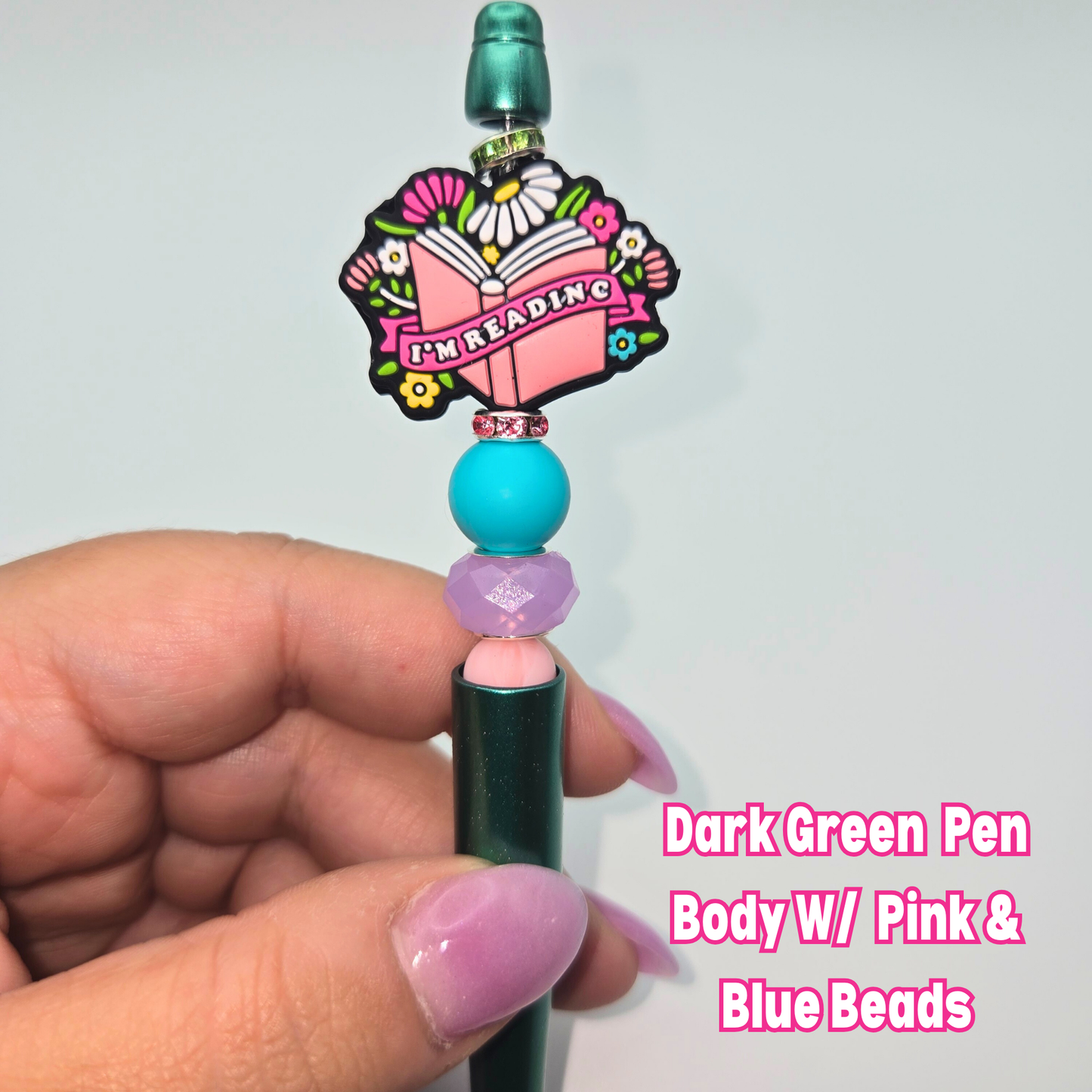 I'm Reading Beaded Pen