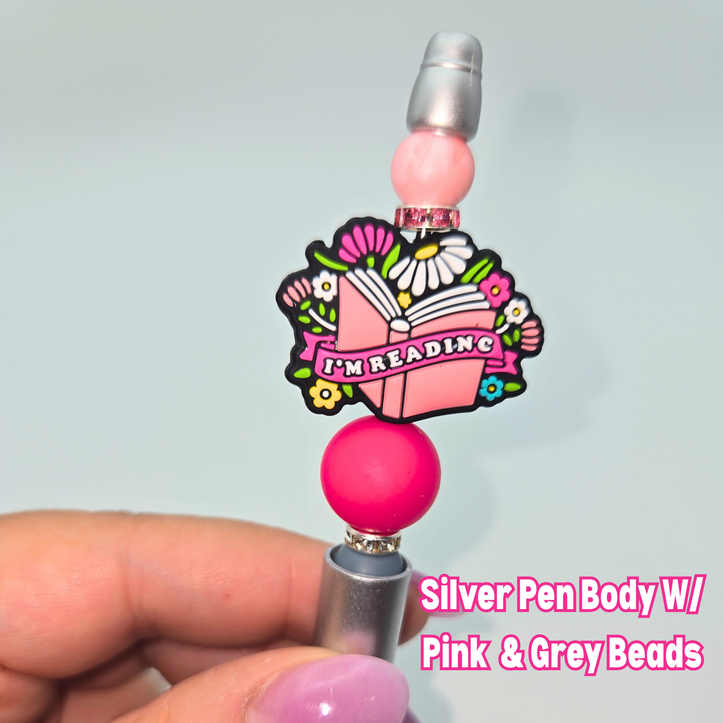I'm Reading Beaded Pen