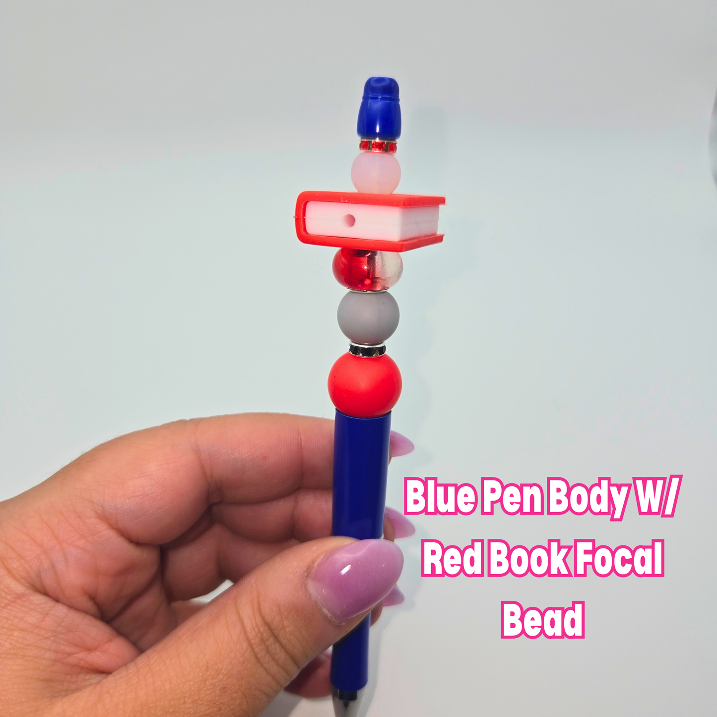 Closed Book Beaded Pen