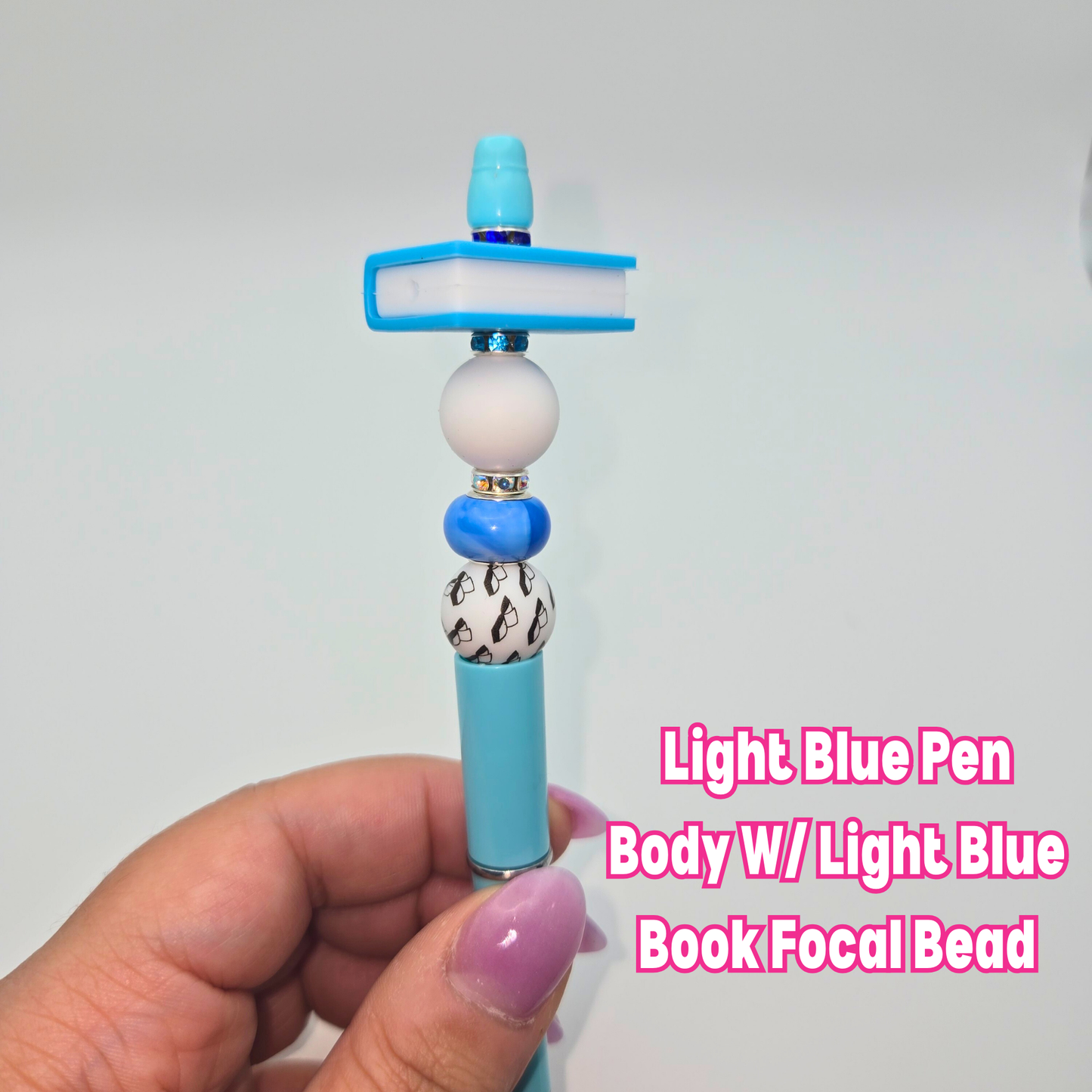 Closed Book Beaded Pen