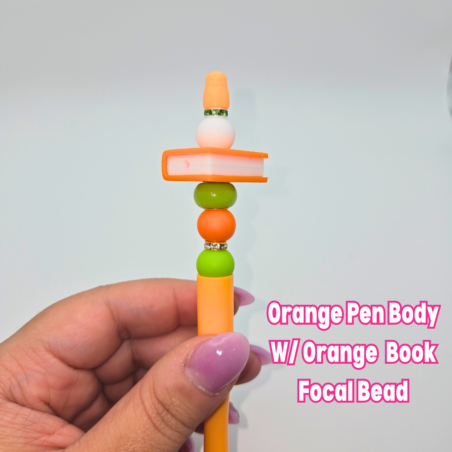 Closed Book Beaded Pen