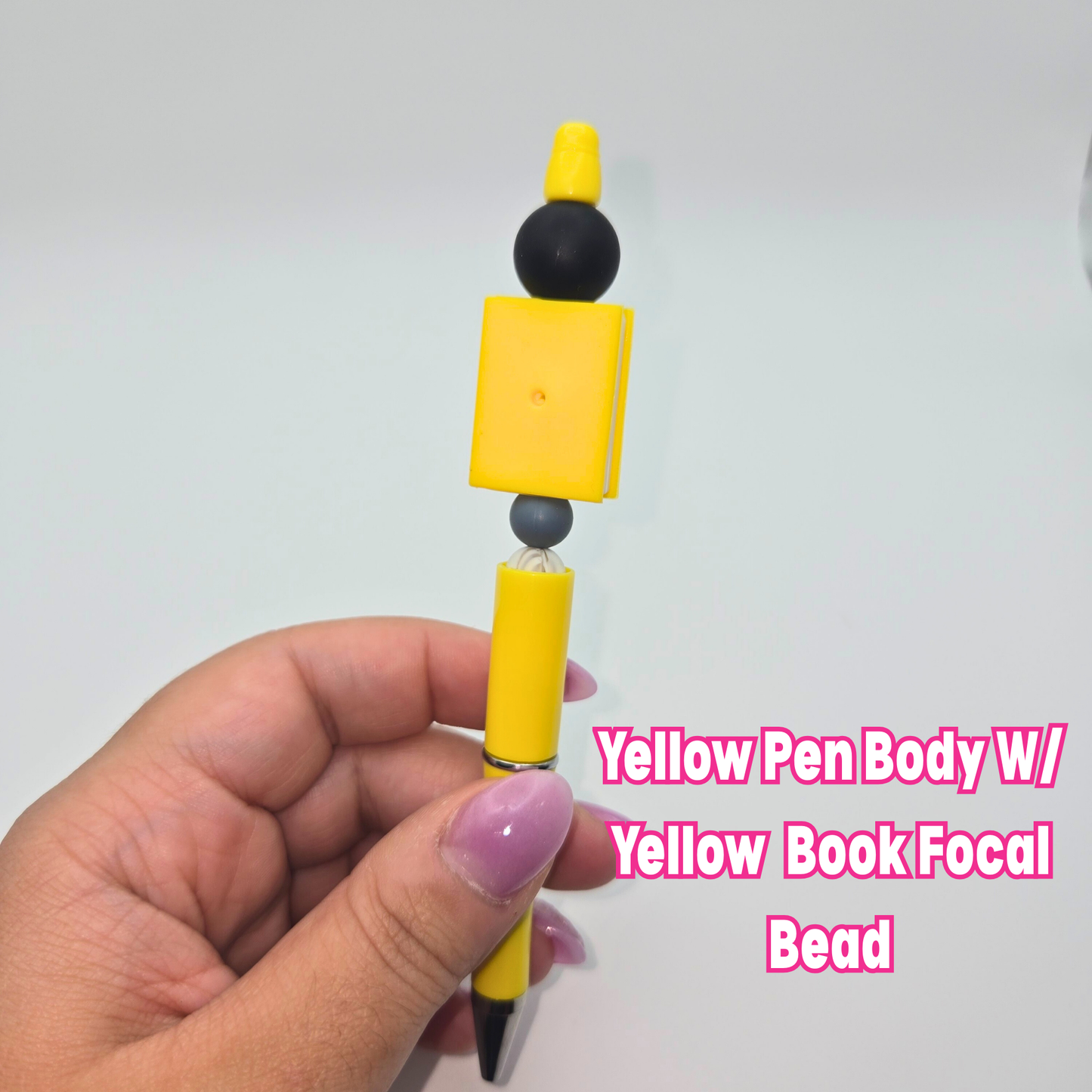 Closed Book Beaded Pen