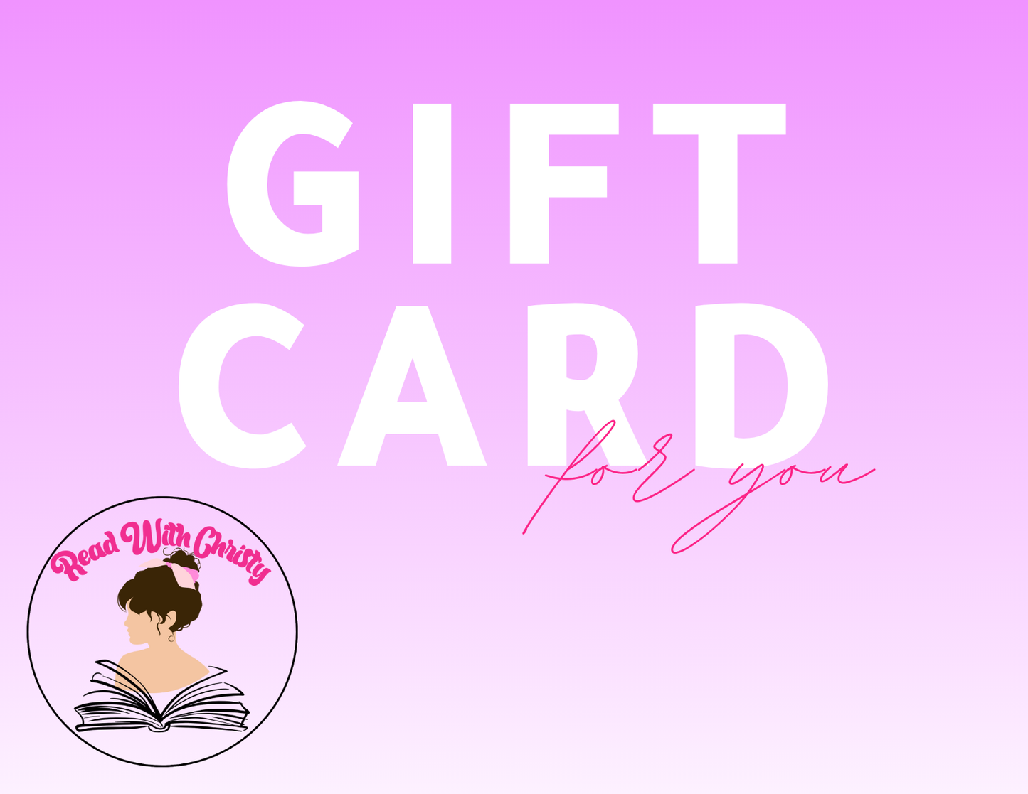 Read With Christy Gift Card