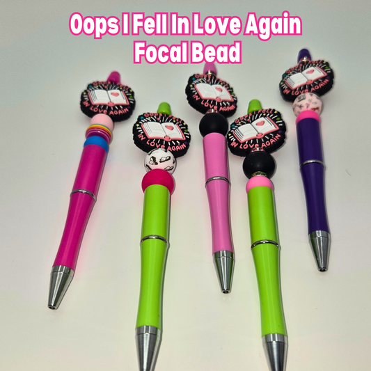 Oops I Fell In Love Again Beaded Pen