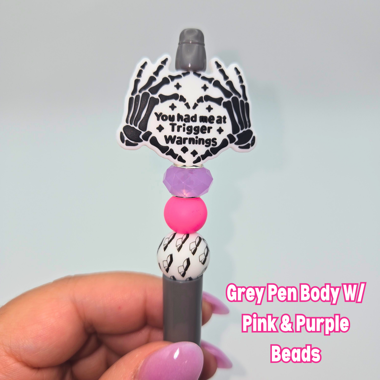 You Had Me At Trigger Warnings Beaded Pen