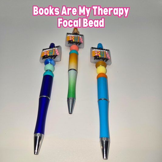 Books Are My Therapy Beaded Pen