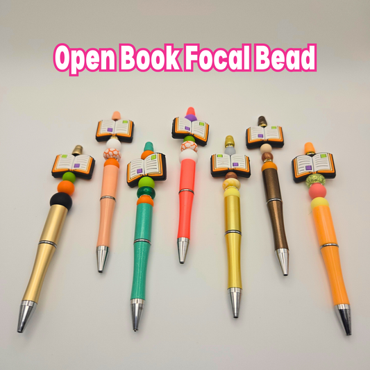 Open Book Beaded Pen
