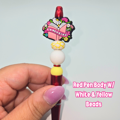 I'm Reading Beaded Pen