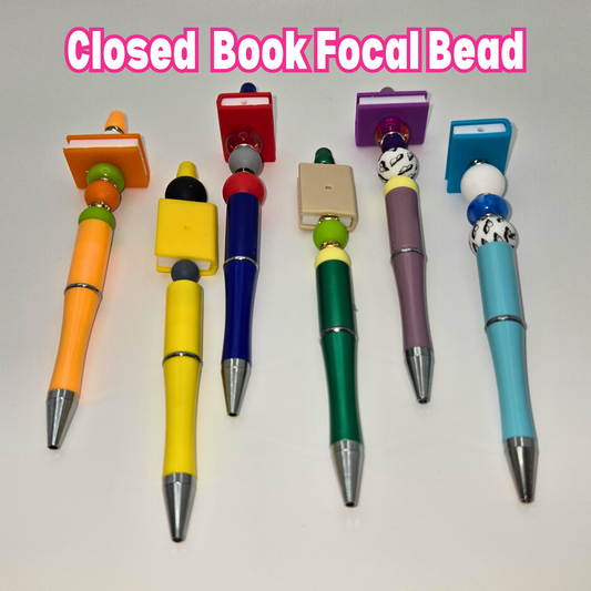 Closed Book Beaded Pen